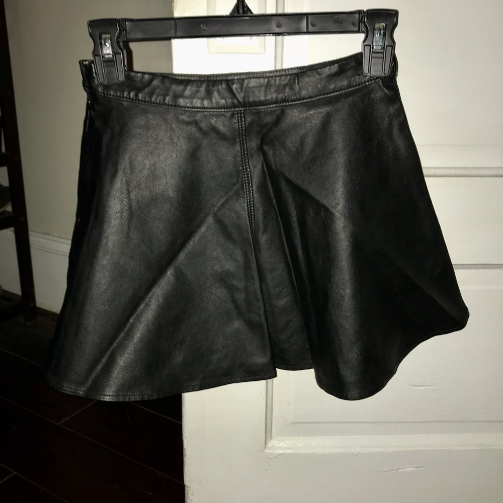Abercrombie & Fitch Leather Skirt - Picture 7 of 8